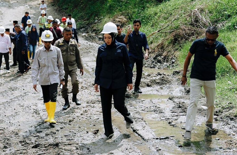 Renovasi Bendungan Lubuk Sikoci Dimulai, Cindy Monica Buktikan Komitmen untuk Petani